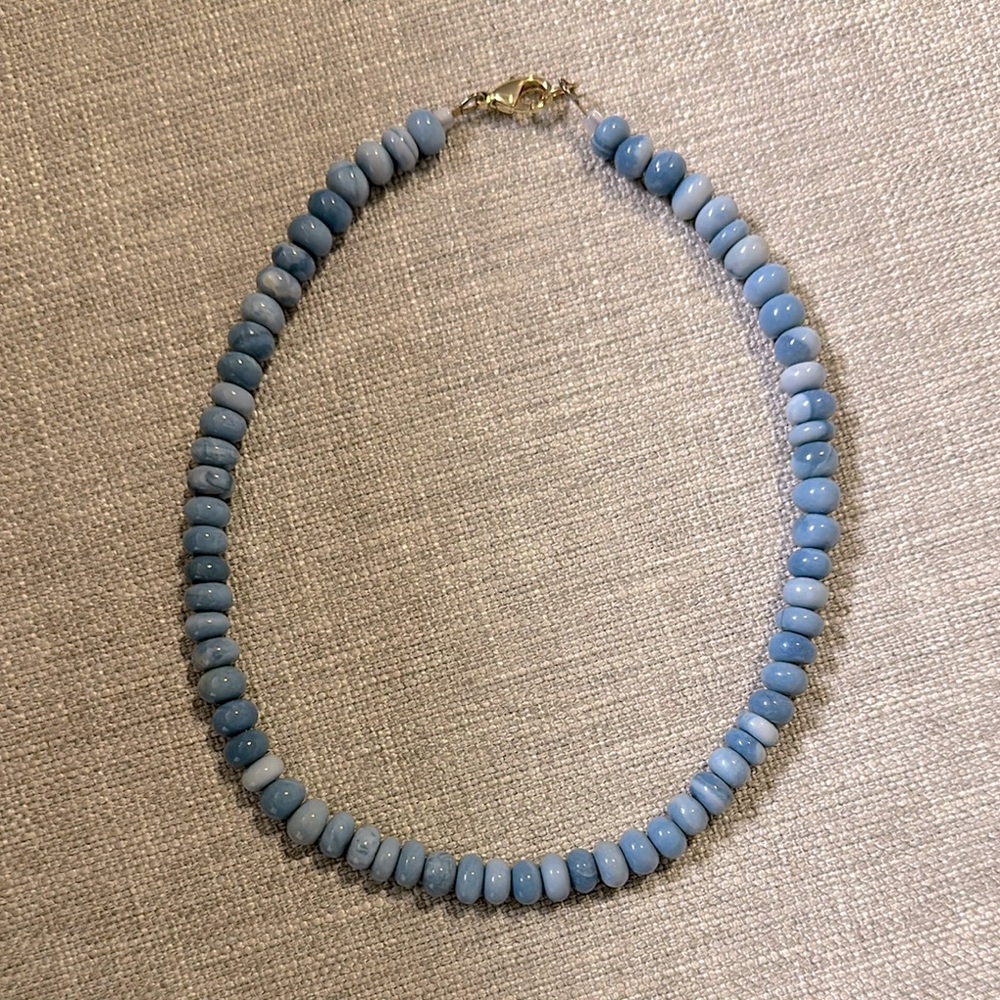 Opal Gemstone Beaded Necklace - Picture 3 of 5